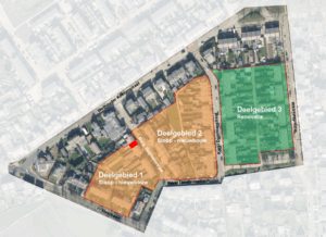 Deelgebieden project de Groene Driehoek in Millingen aan de Rijn